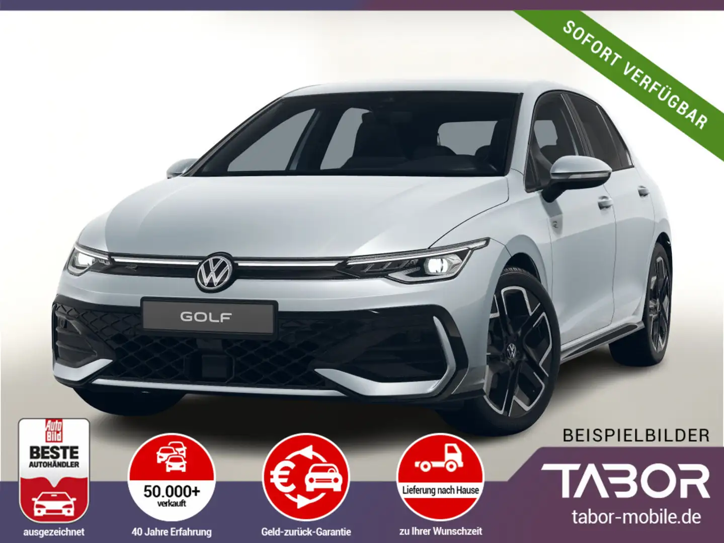 Volkswagen Golf 8 1.5 eTSI 115 DSG MY25 R-Line LED+ Keyl Silber - 1