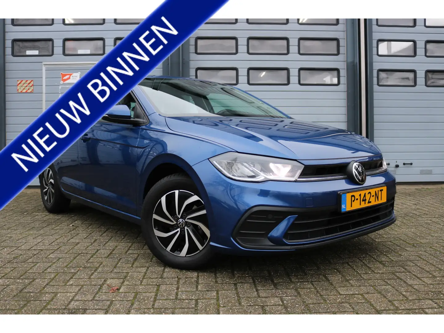 Volkswagen Polo 1.0 TSI Life Virtuel cockpit Navi Alu velgen Led B Bleu - 1