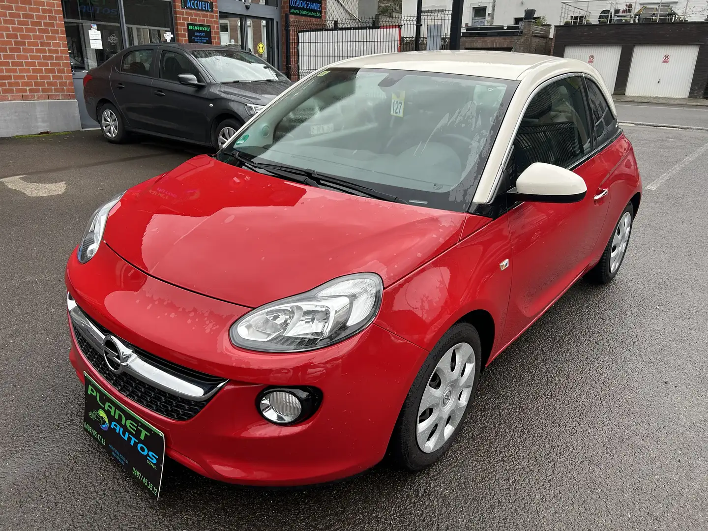 Opel Adam 1.2i 3 PORTE AIRCO BLUETOOTH GARANTIE 12 MOIS Rouge - 1