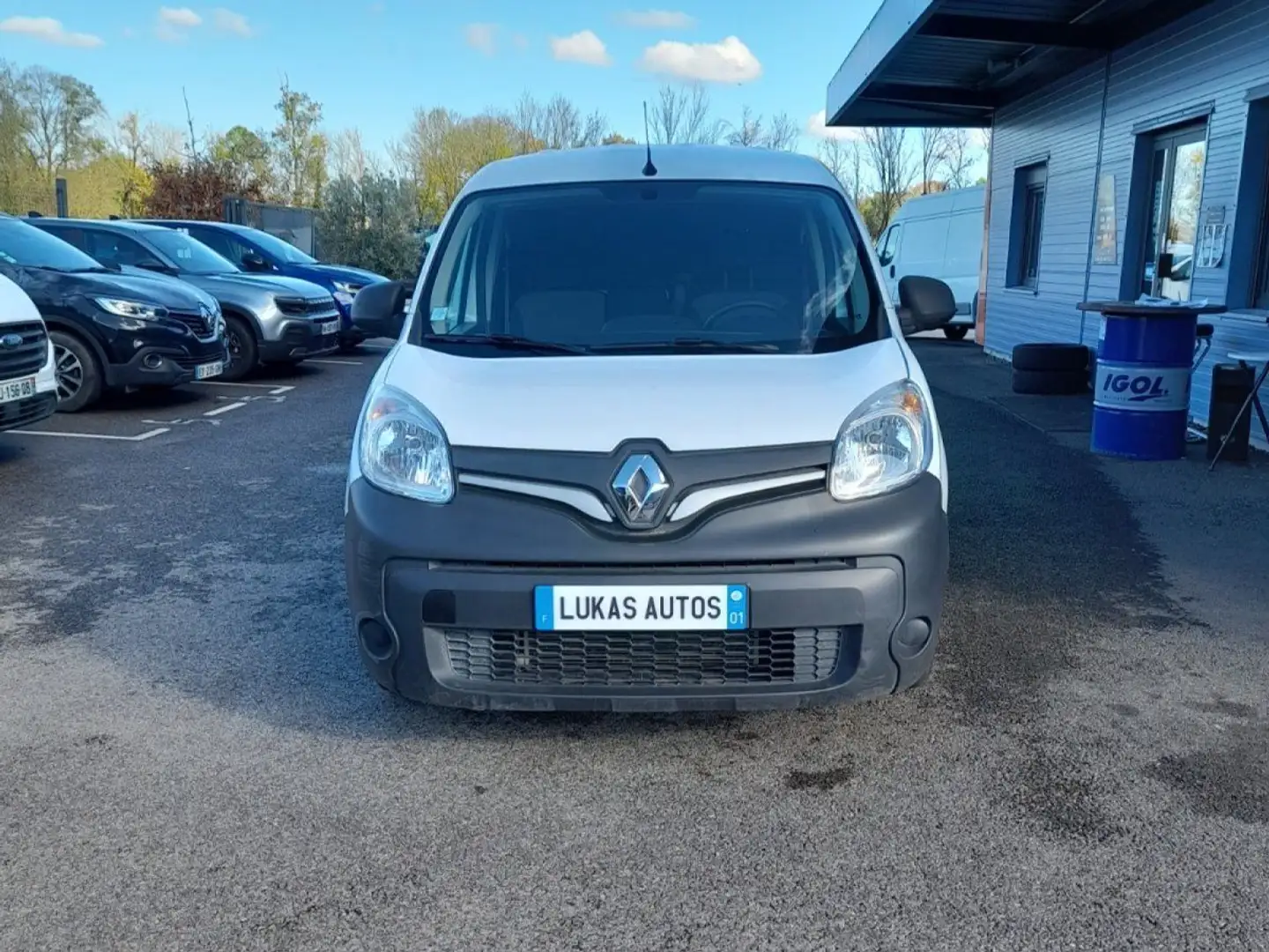 Renault Kangoo BLUE DCI 95 EXTRA R-LINK 3 PLACES PRIX 10500 HT Wit - 2