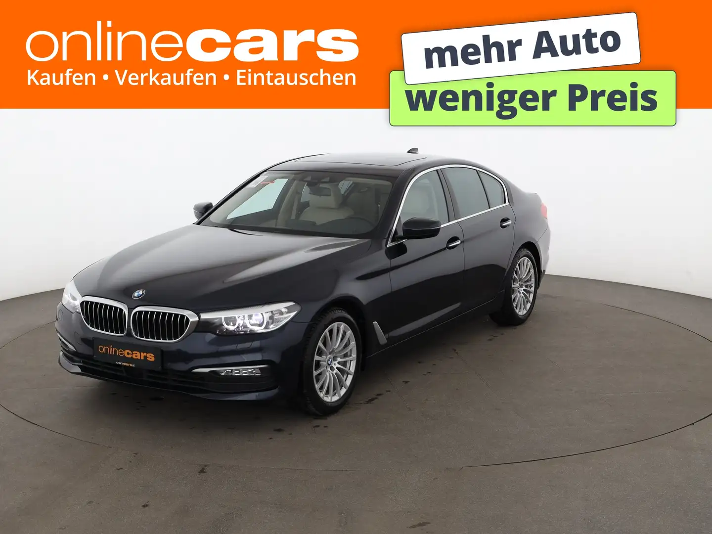 BMW 540 i xDrive Limousine Aut LED SKY RADAR LEDER PDC Blau - 1