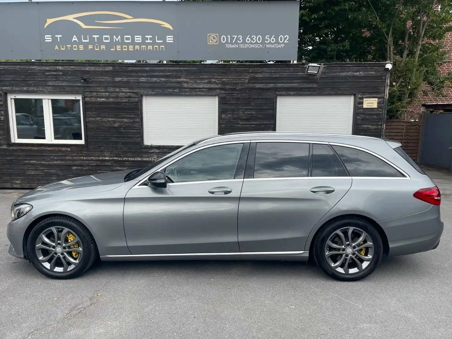 Mercedes-Benz C 250 d T LED*CARPLAY*LEDER*KLIMAAUT*STZHZG Silber - 2