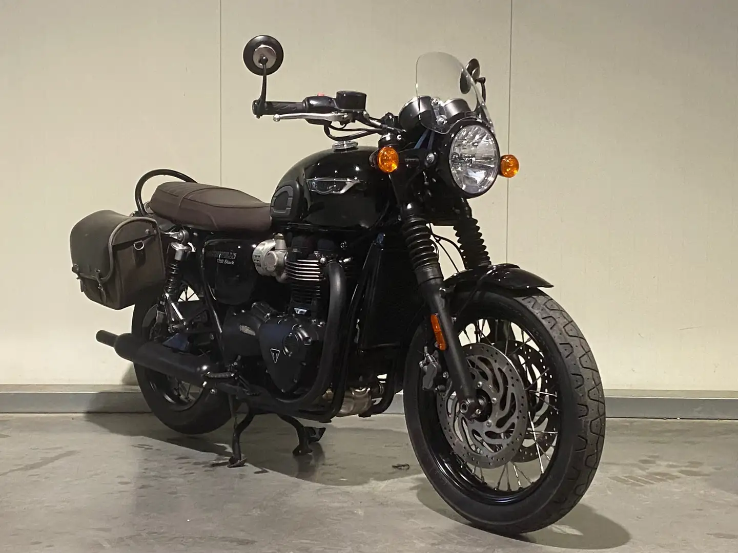 Triumph Bonneville T120 Black | Origineel NL | Zijtassen | Bar End Mirrors Schwarz - 1