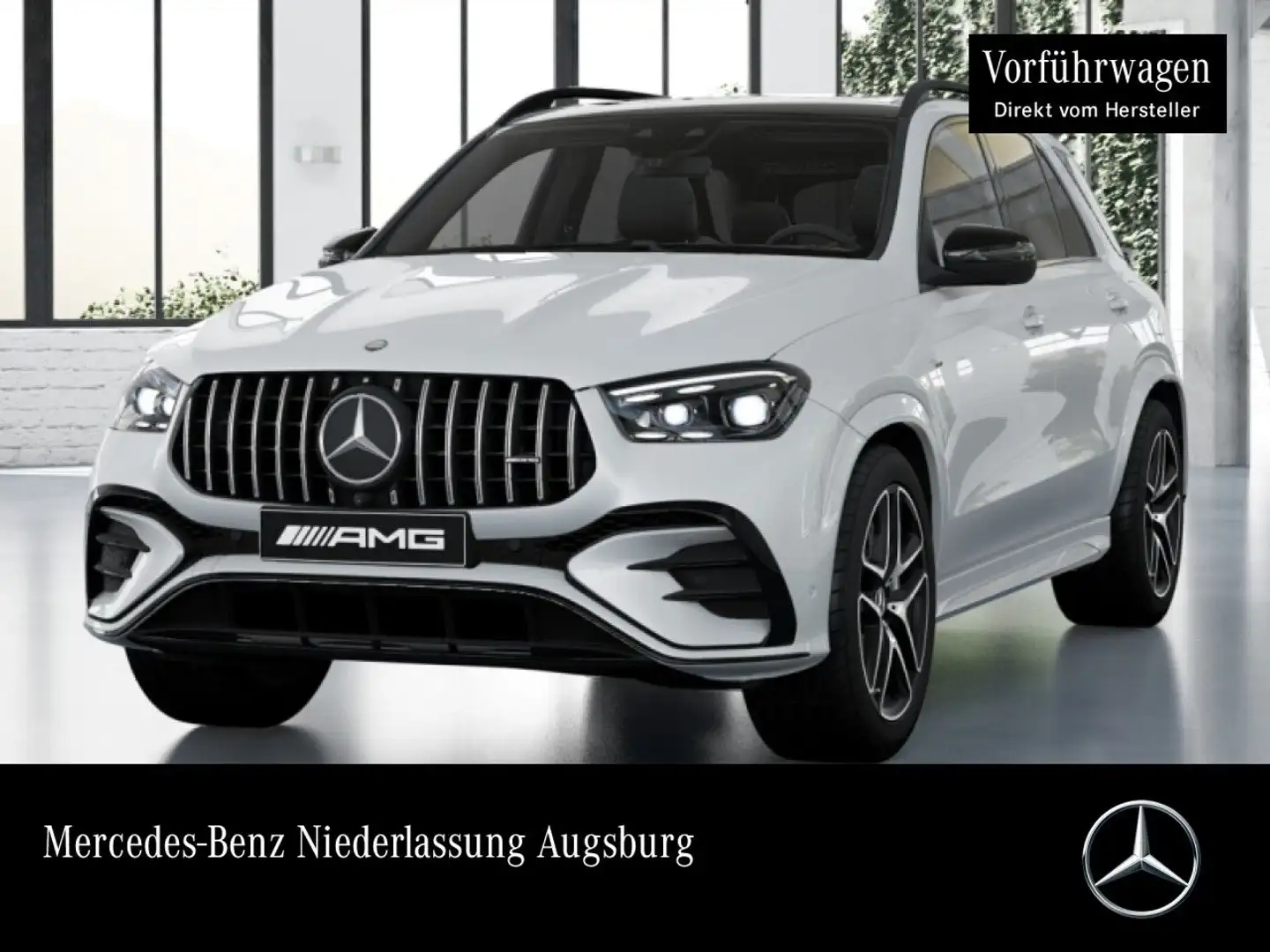 Mercedes-Benz GLE 53 AMG GLE 53 HYBRID 4M NIGHT+PANO+360+AHK+MULTIBEAM+21" Weiß - 1