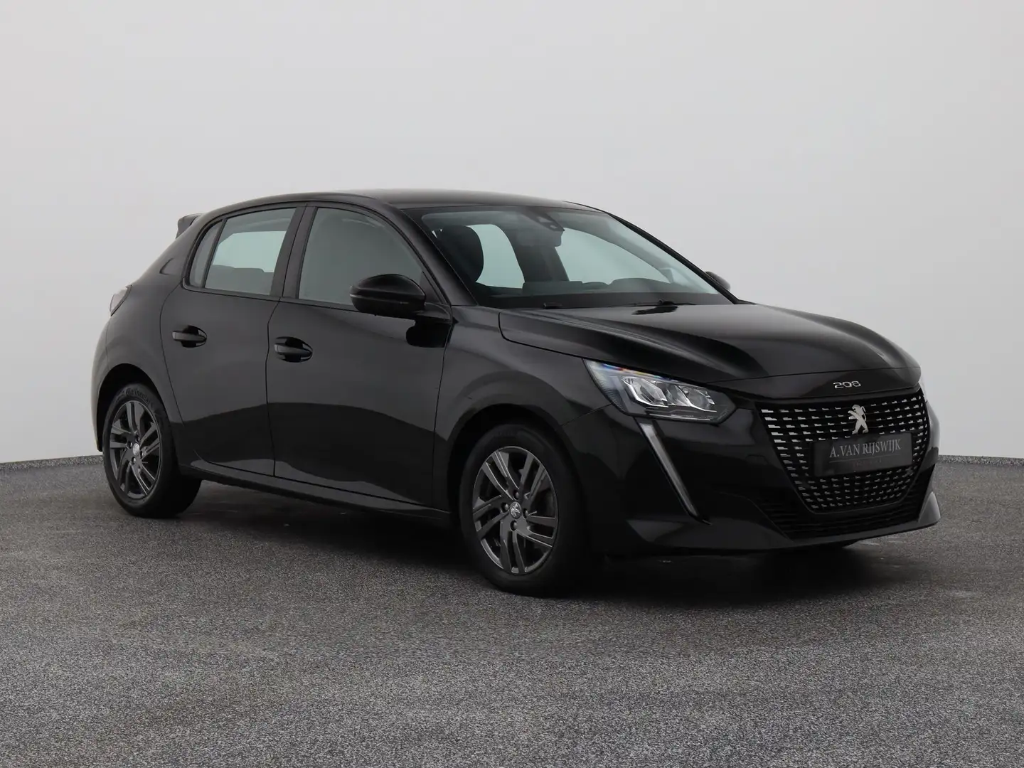 Peugeot 208 1.2 PureTech 100 PK Automaat Active | CARPLAY Zwart - 2