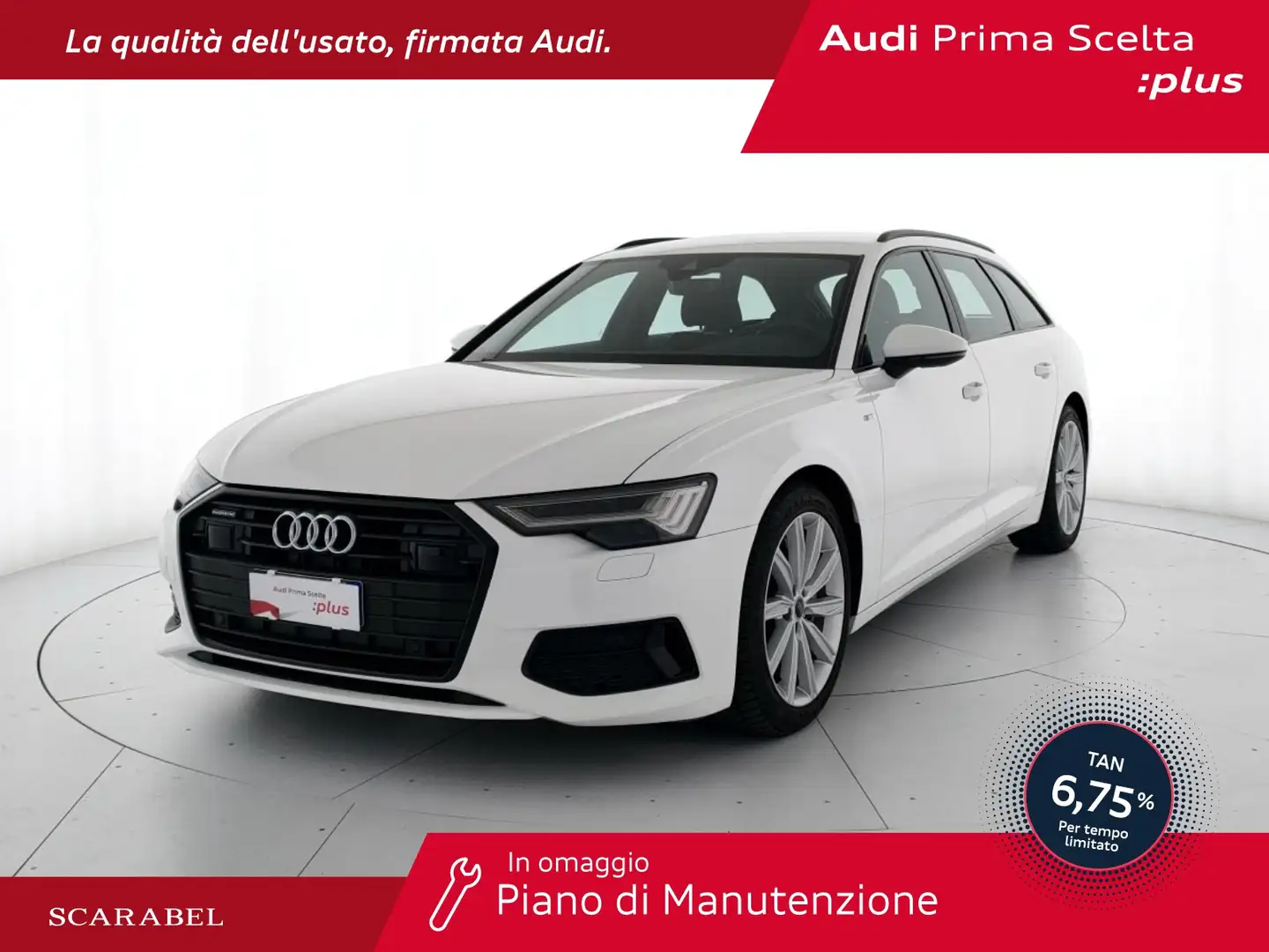 Audi A6 avant 50 3.0 tdi mhev business sport quattro tiptr Bianco - 1