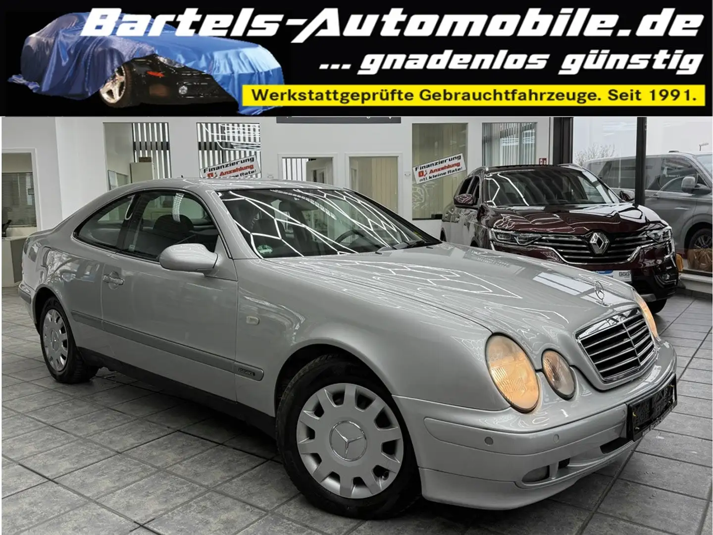Mercedes-Benz CLK 200 Elegance, Leder, GSHD, PDC, Sitzheizung Silber - 1
