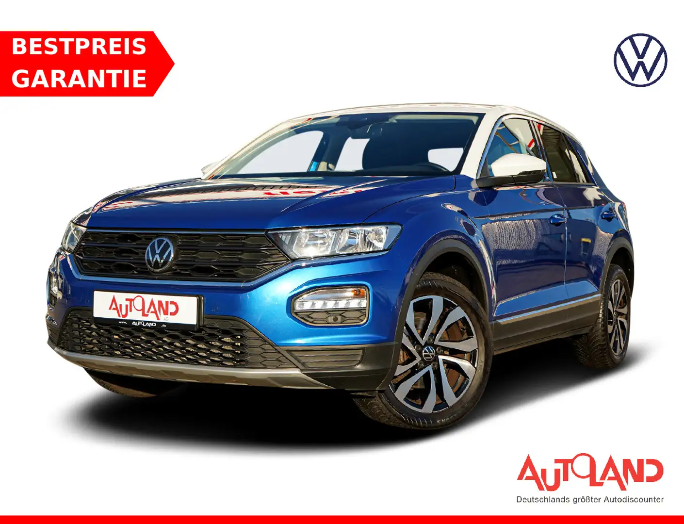 Volkswagen T-Roc 1.5 16V TSI Active Totwinkel AHK Kamera Blau - 1