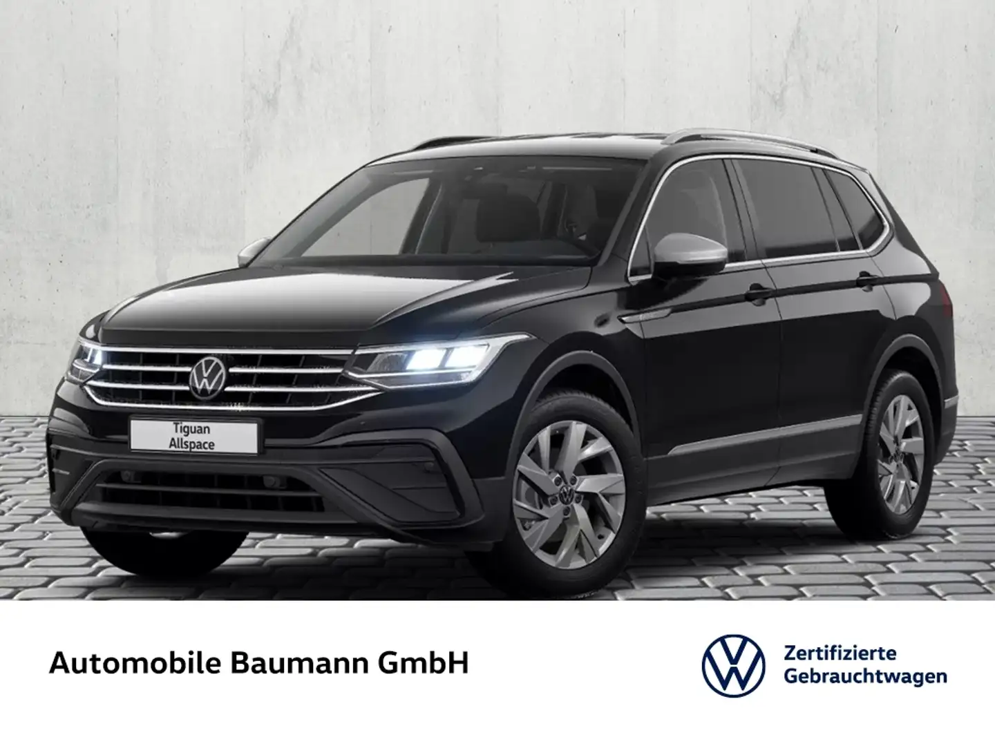 Volkswagen Tiguan Allspace 1.5 TSI DSG LIFE *AHK*NAVI*LED* Zwart - 1