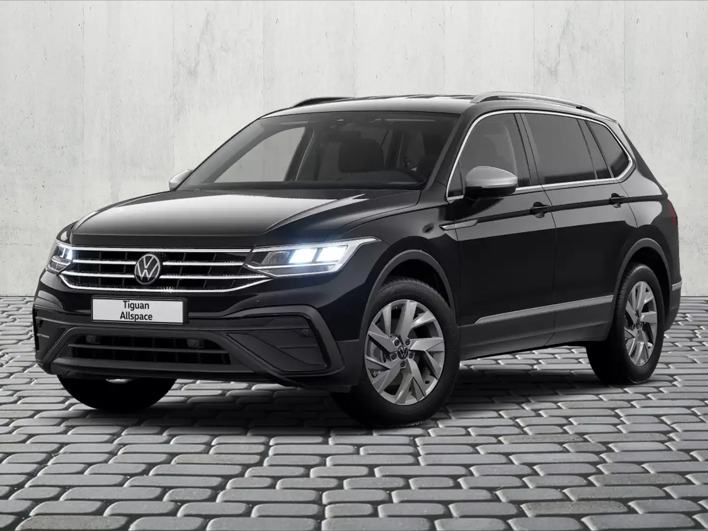 Volkswagen Tiguan Allspace 1.5 TSI DSG LIFE *AHK*NAVI*LED* Nero - 2
