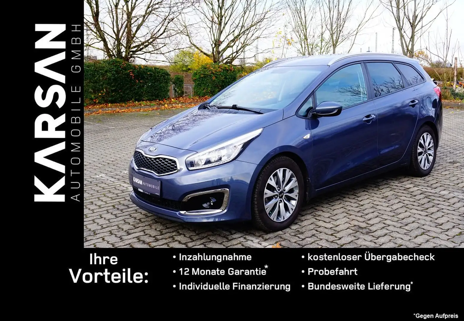Kia Ceed SW / cee'd SW Attract/NAVI/SHZ/R.KAMERA/PDC/AUX/USB Blau - 1