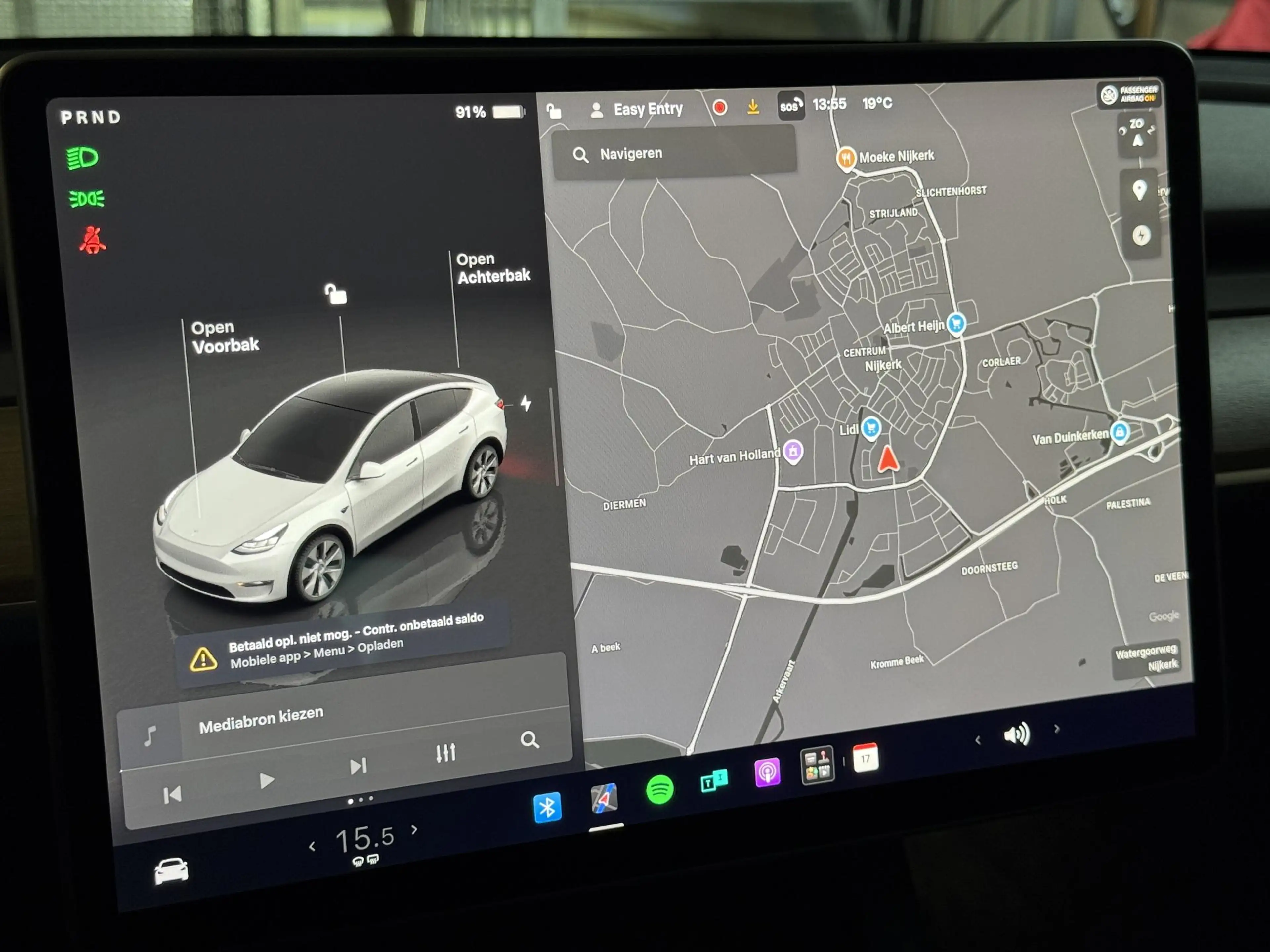 Tesla Model Y Long Range AWD 75 kWh SOH 93% | Lederen bekleding — photo 7