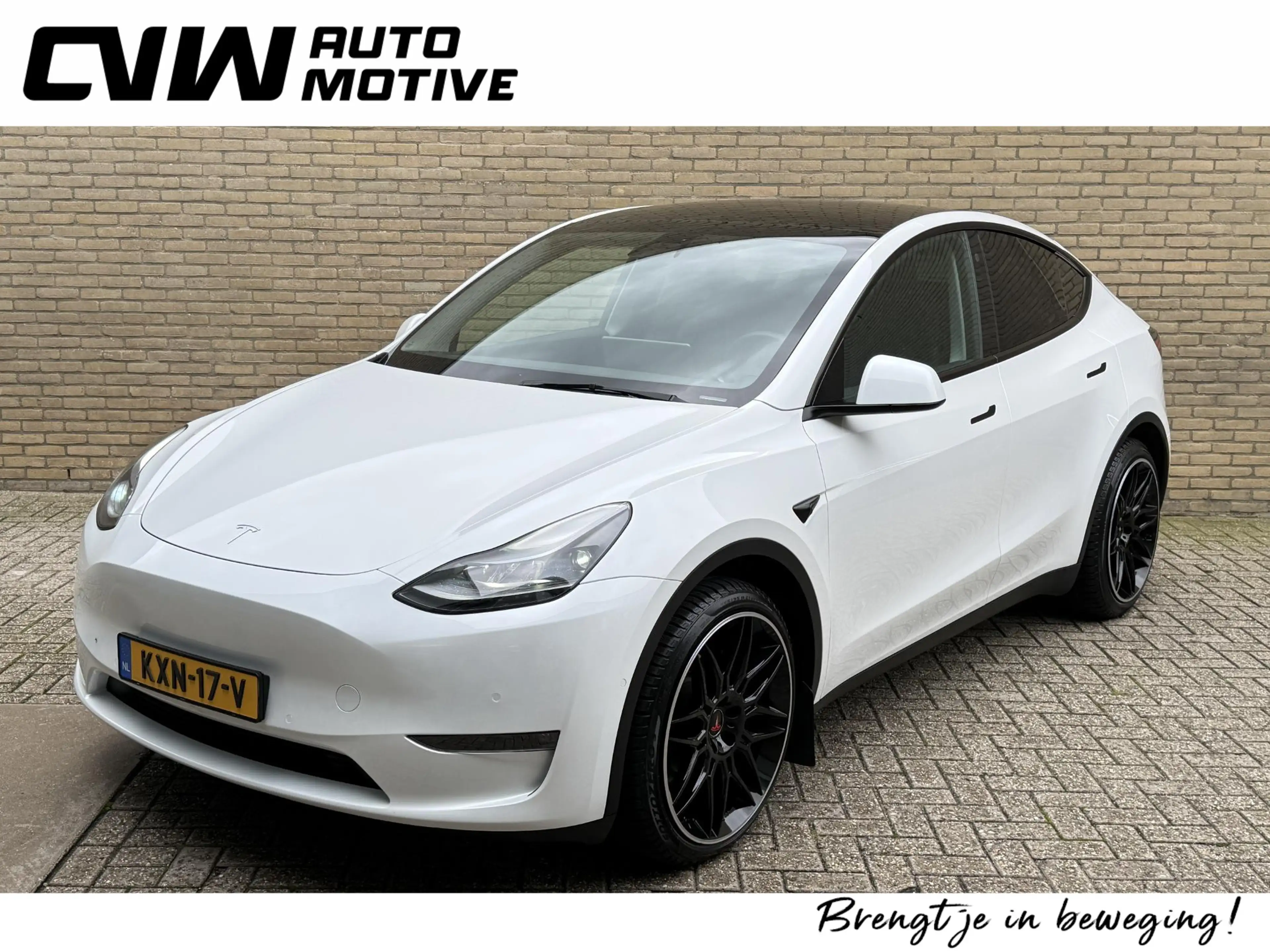 Tesla Model Y Long Range AWD 75 kWh SOH 93% | Lederen bekleding