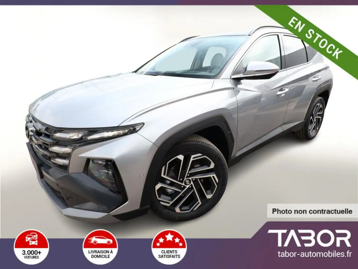 Hyundai TUCSON 1.6 CRDi 136 MHEV Select LED Argent - 1