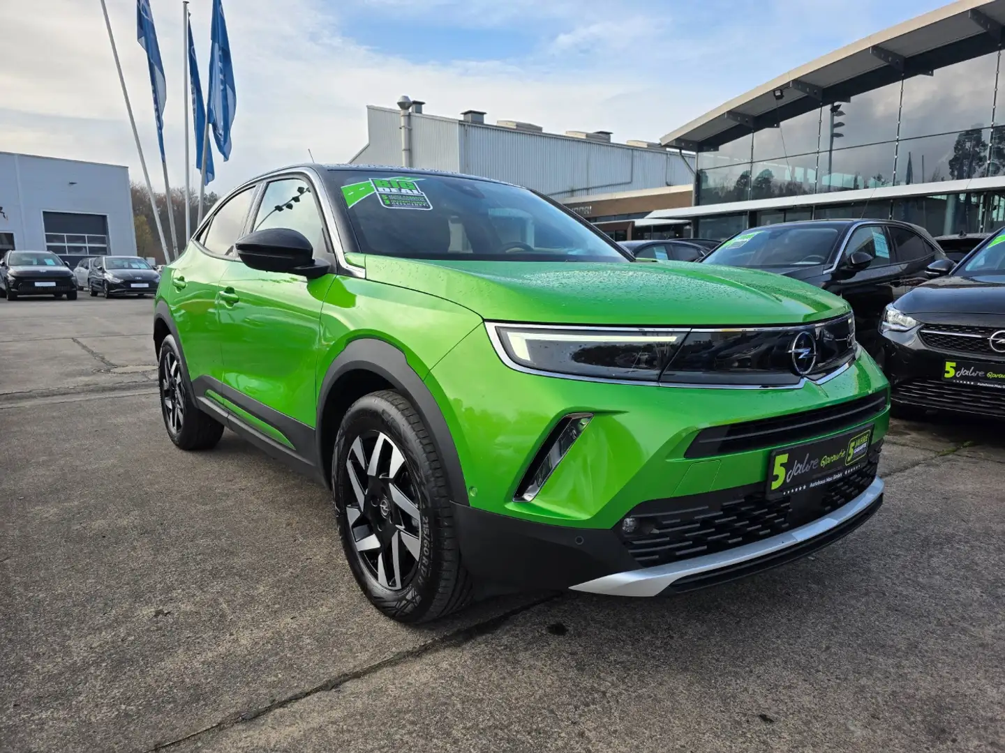 Opel Mokka Elegance 1.2 Inspektionspaket BigDeal Grün - 2