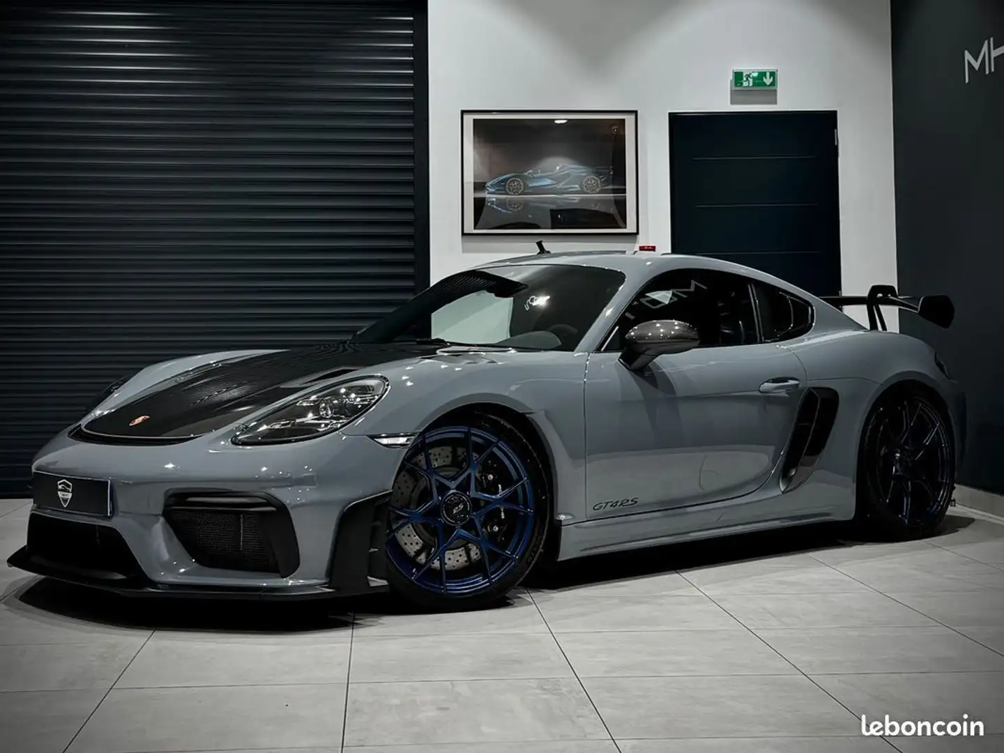 Porsche 718 CAYMAN GT4 RS PACK WEISSACH CLUBSPORT 4.0i 500 CH  Gris - 1