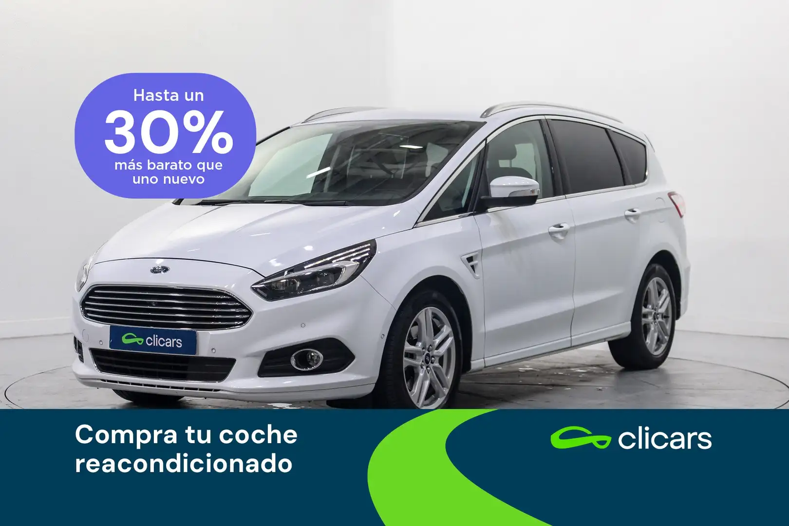 Ford S-Max 2.0TDCi Bi-turbo ST-Line PS 210 Blanco - 1