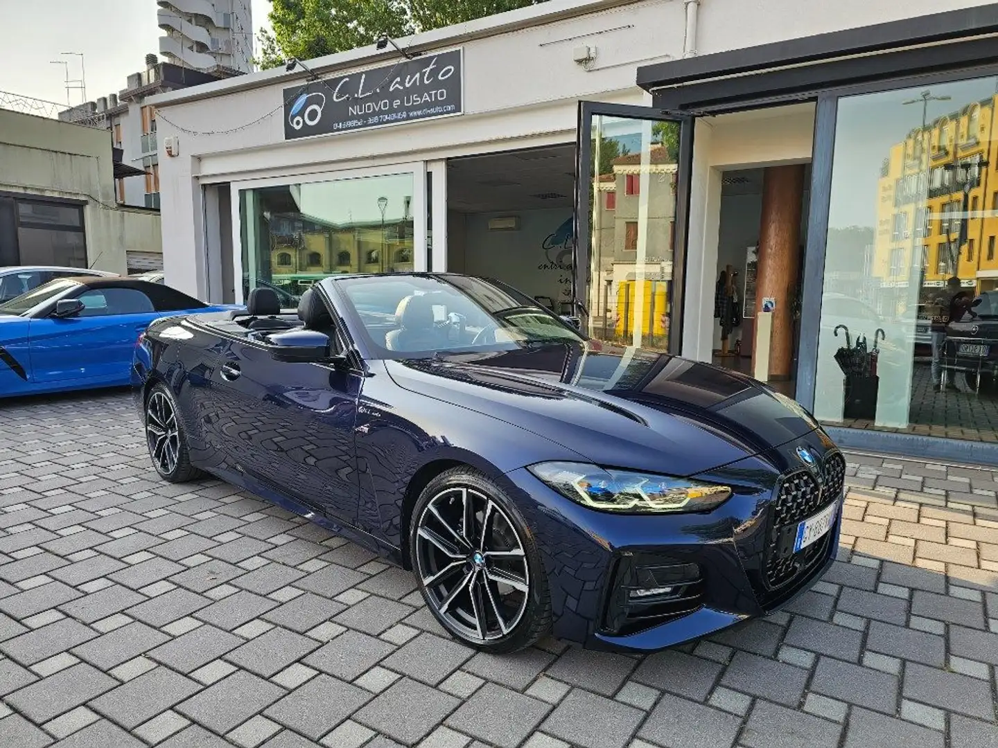 BMW 420 d 48V Cabrio Msport   *FULL* Blu/Azzurro - 1