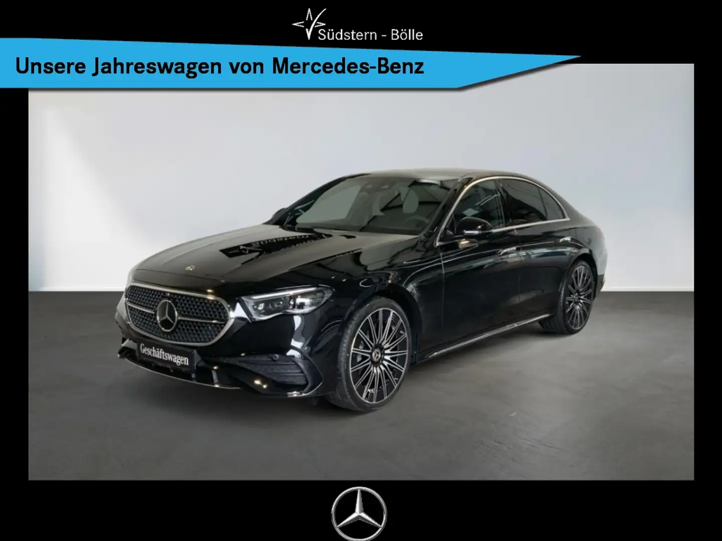 Mercedes-Benz E 450 d 4M +AMG+DISTRO+AMBIENTE+NAVI+SHZ+MEMORY Noir - 1