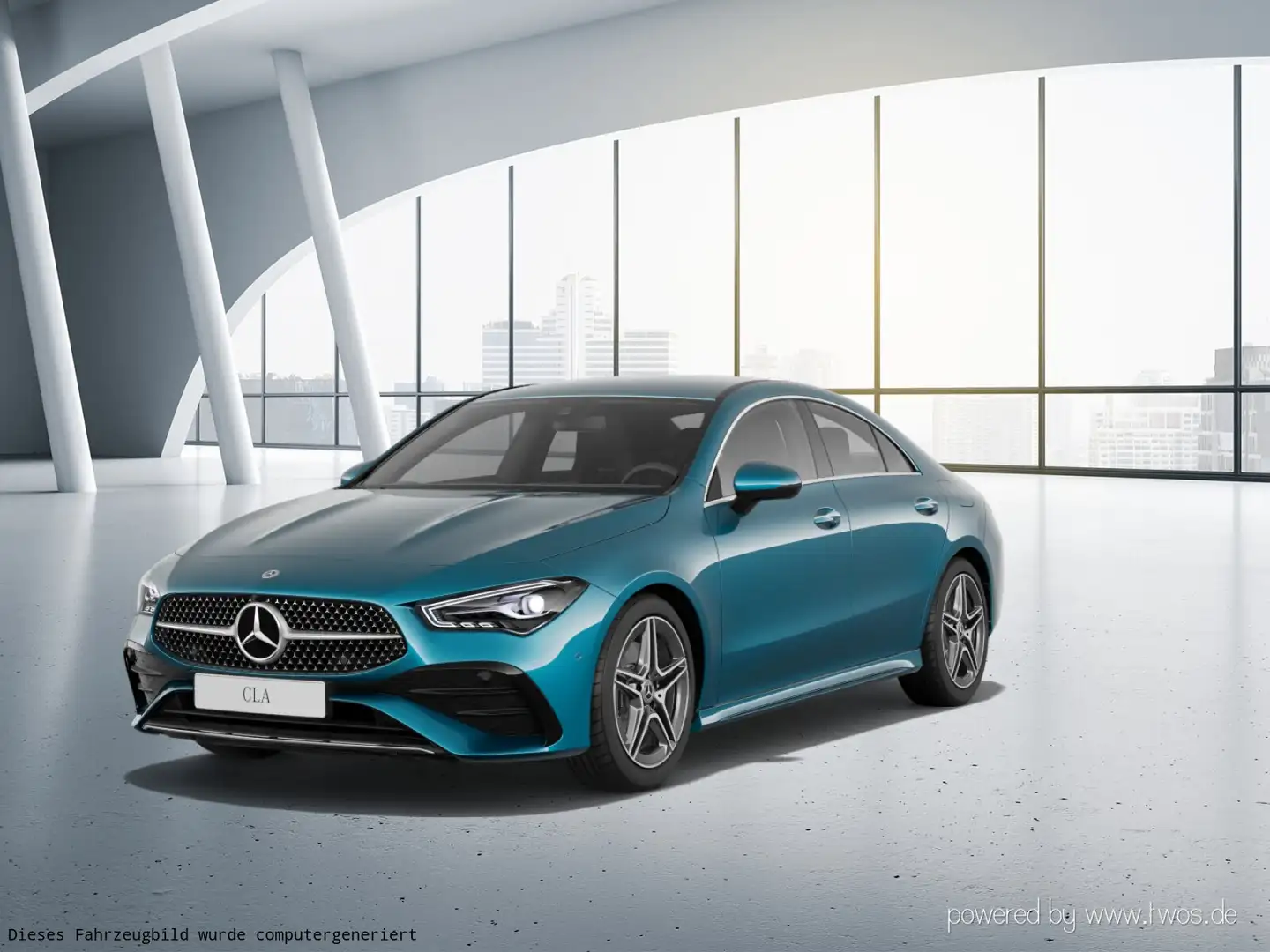 Mercedes-Benz CLA 200 CLA 200 Coupé AMG Line Navi/Keyless-Go/Styling Blau - 2