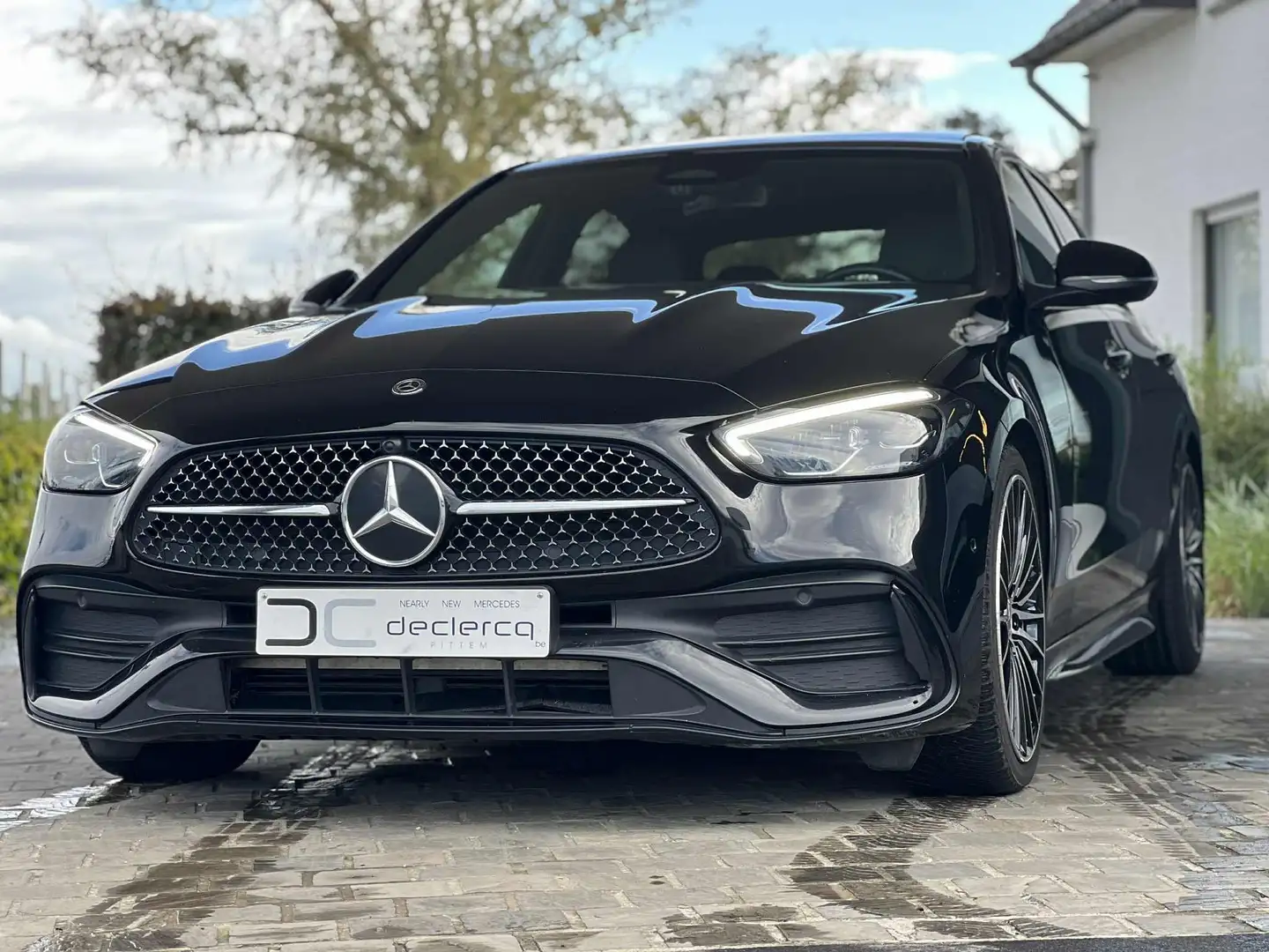 Mercedes-Benz C 180 Automaat AMG 2022 panodak camera DAB GPS LED Schwarz - 1