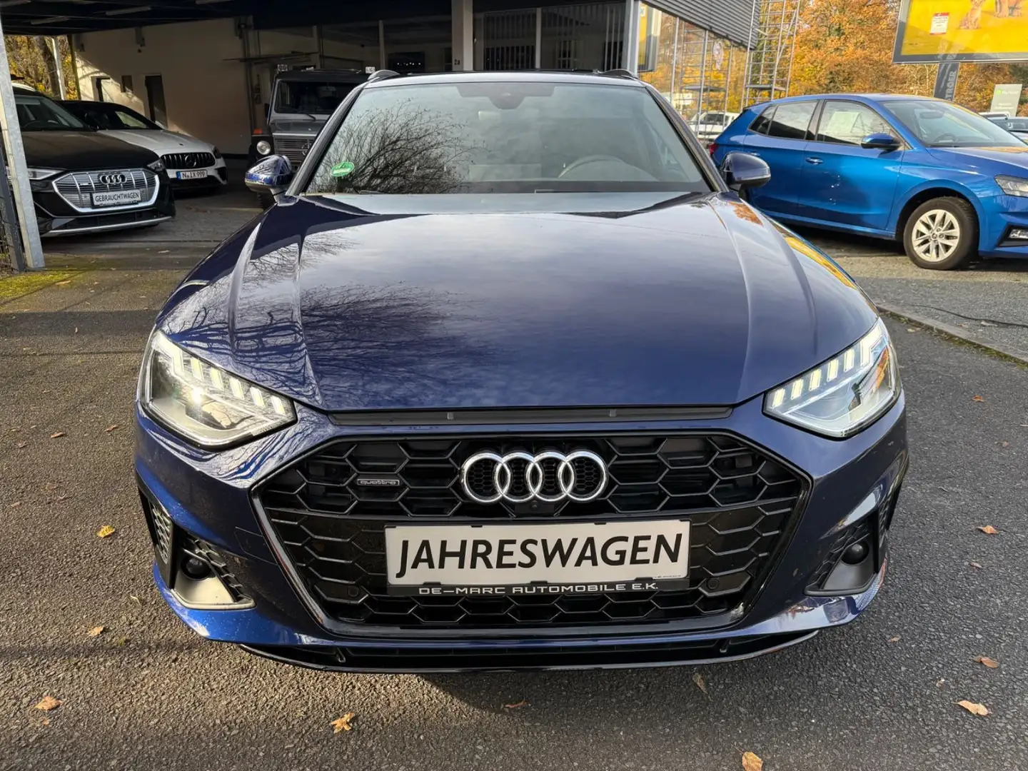 Audi A4 Avant 45 TFSI quattro 2x S line Pano Leder Blau - 2