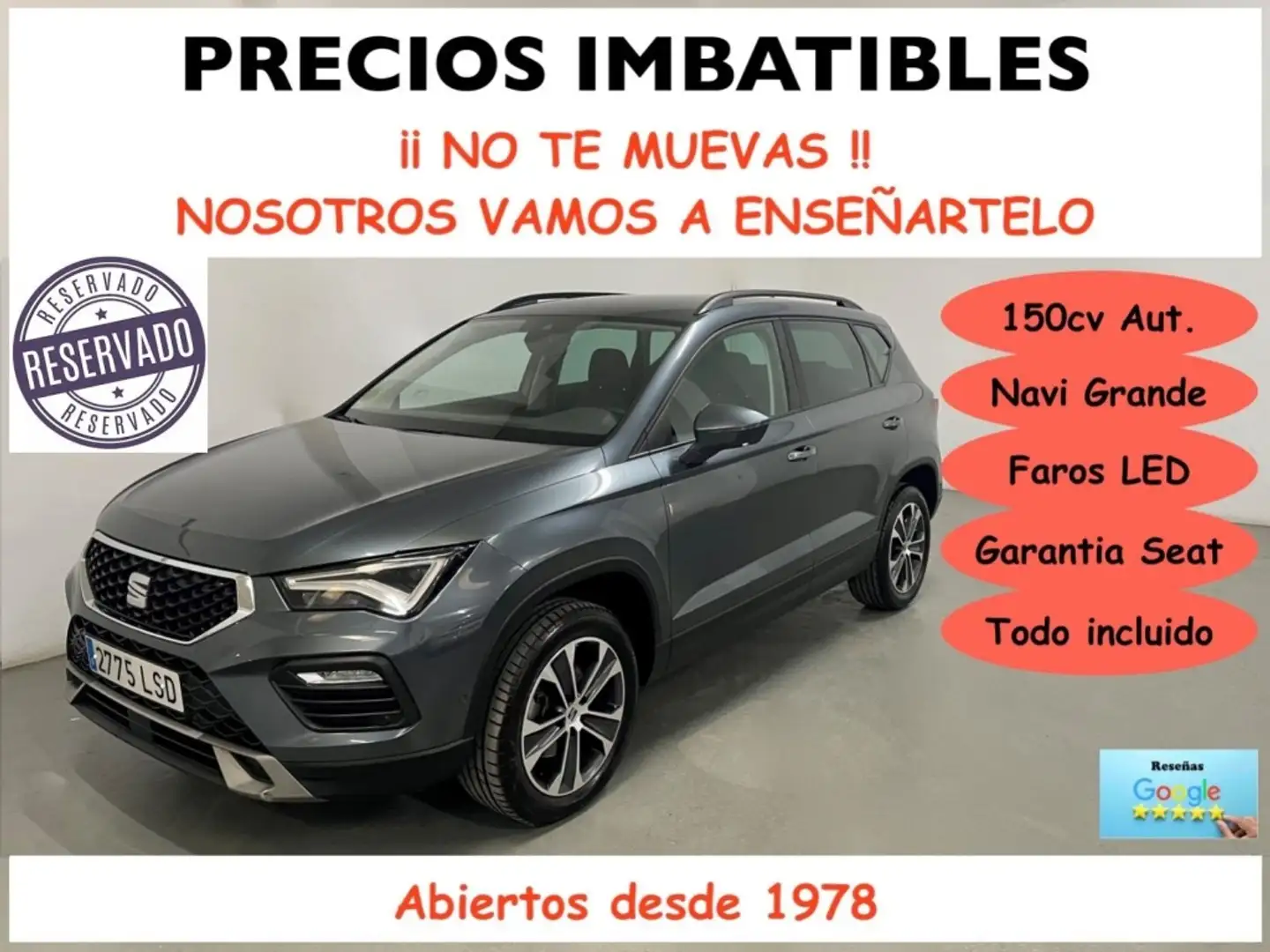 SEAT Ateca 1.5 EcoTSI S&S Style DSG Gris - 1