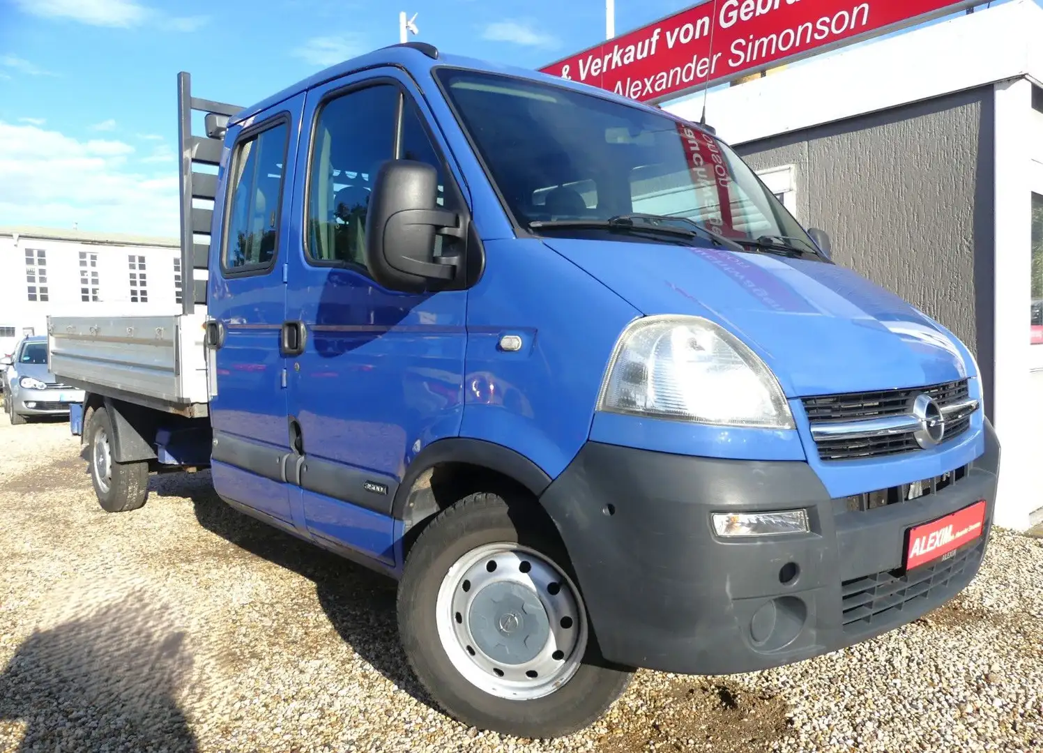 Opel Movano Doka Pritsche L3 3,5t/6 Sitzer/TÜV11.2026 Grau - 2