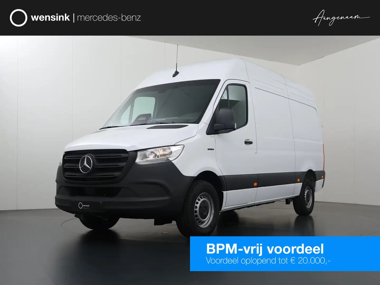 Mercedes-Benz eSprinter 314 L2 H2 PRO | 56 kWh | 100% elektrisch Wit - 1