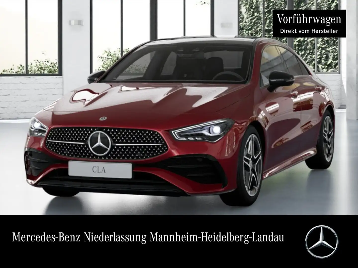Mercedes-Benz CLA 250 e AMG+NIGHT+PANO+LED+FAHRASS+BURMESTER+8G Rot - 1