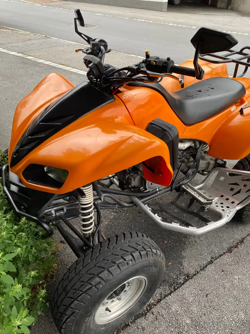 Kawasaki KFX 700 Quad Arancione - 2