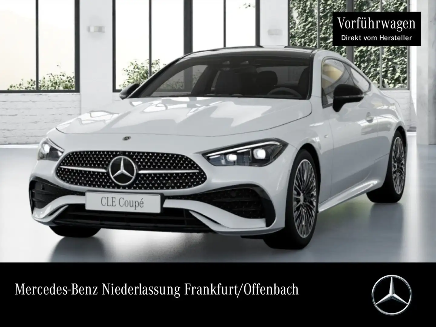 Mercedes-Benz CLE 300 e AMG+NIGHT+PANO+AHK+BURMESTER+SITZKLIMA Weiß - 1