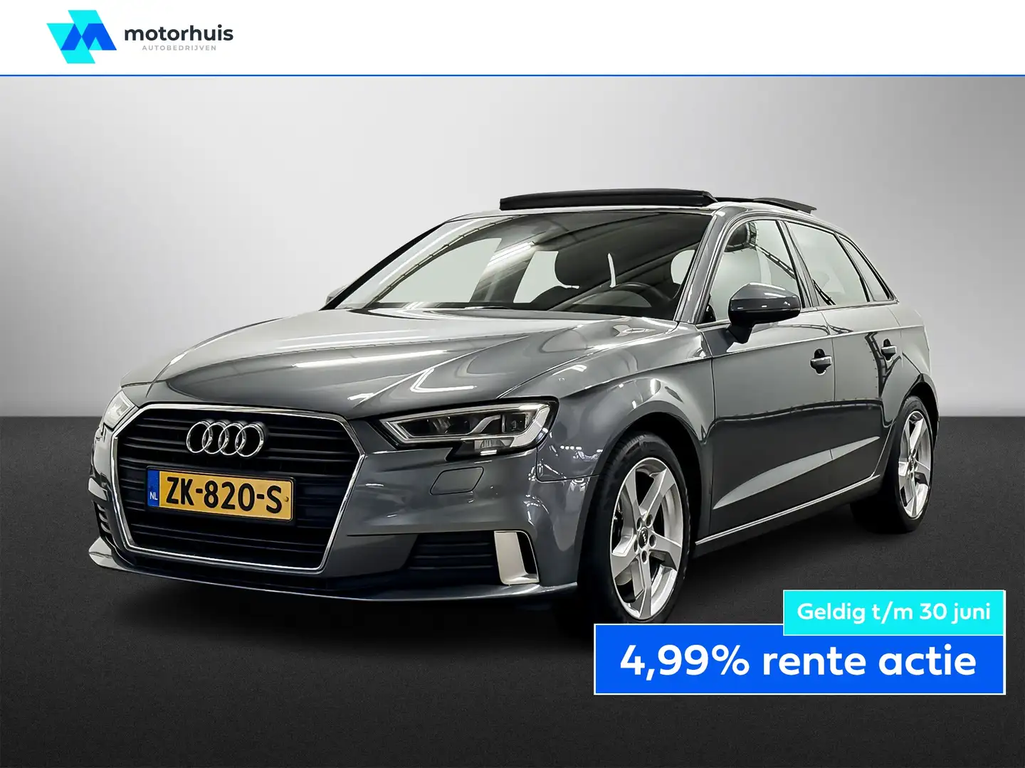Audi A3 Sportback 30 TFSI 116PK AUTOMAAT SPORT NAVI ECC LE Grau - 1