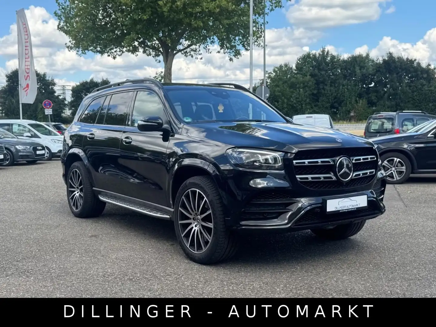 Mercedes-Benz GLS 400 d 4Matic AMG Line Pano Bur Distro AHK LED Noir - 1