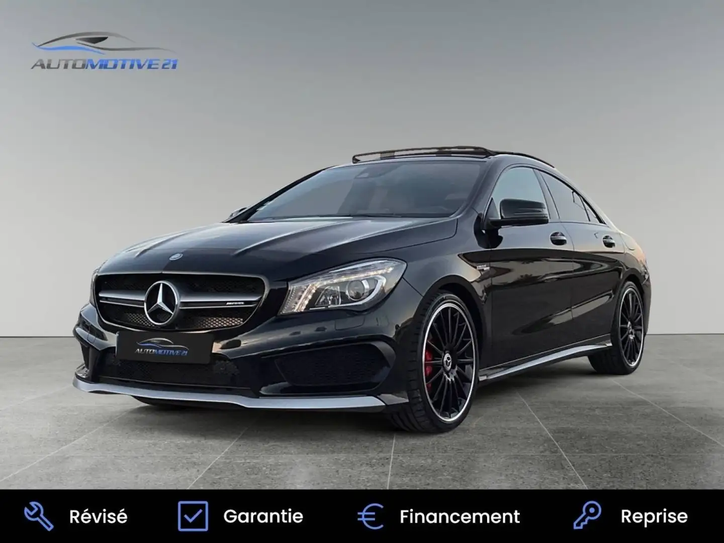 Mercedes-Benz CLA 45 AMG 45 AMG 360ch 4Matic Speedshift DCT | Sièges Recaro | Harman Kardon | Caméra de Recul Negro - 1