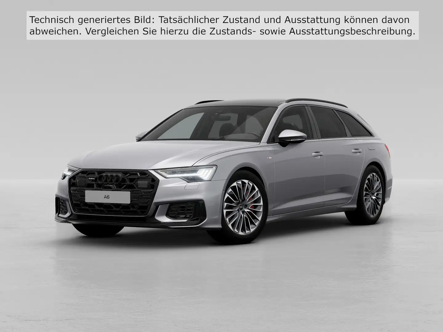 Audi A6 55 TFSIe Q NP97 PANO HD-MATRIX HuD 360° Silber - 2