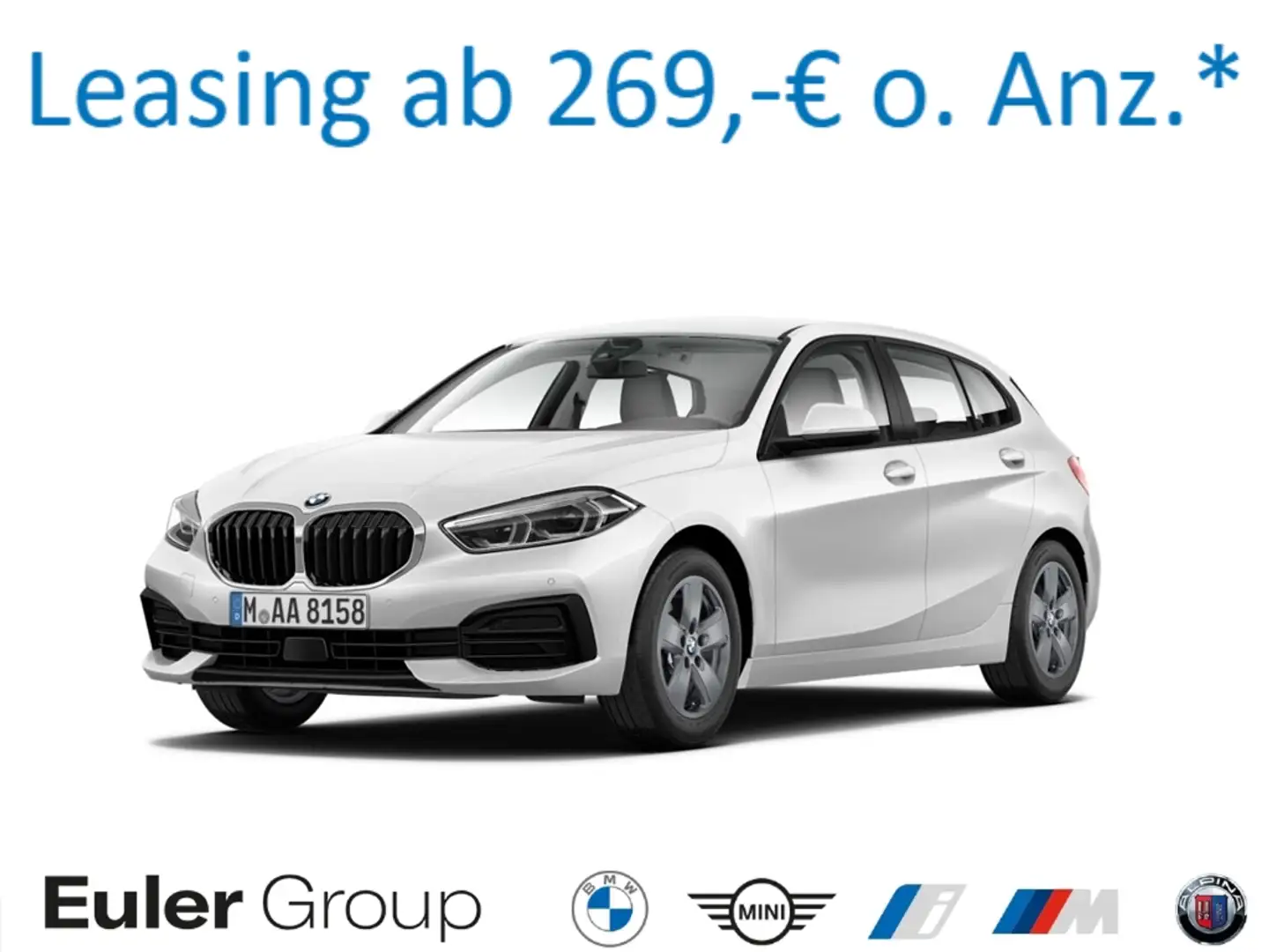 BMW 118 iA Advant.+Comf. LCProf LenkHzg Temp. SHZ Weiß - 1