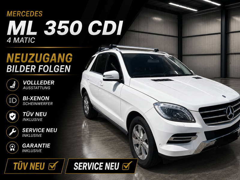 Mercedes-Benz ML 350 ML 350 CDI BlueTec 4Matic,SH,Bi-Xenon,PDC,TÜV,Service