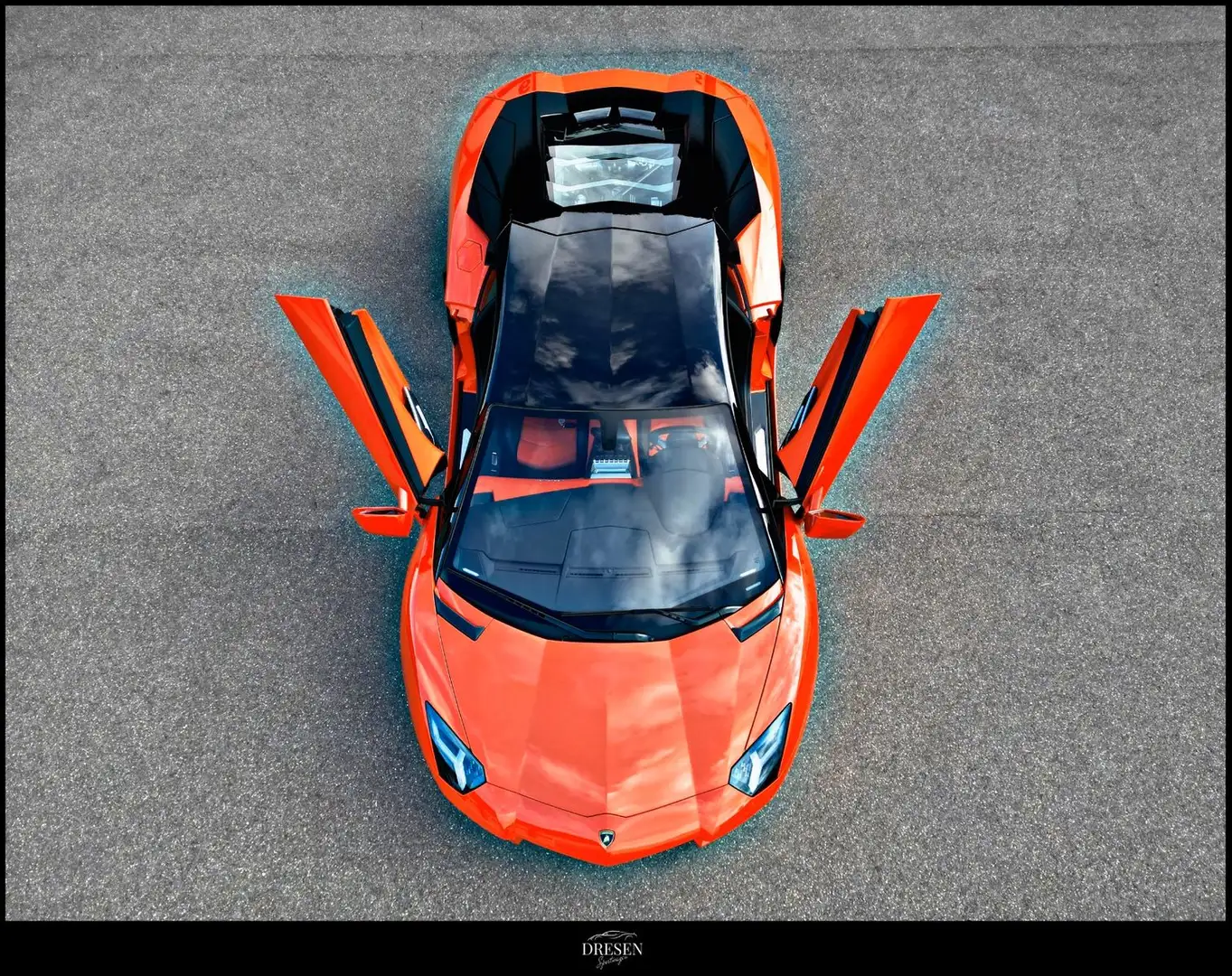 Lamborghini Aventador LP 700-4|1.HD|Lift|Sensonum|Carbon|19% Portocaliu - 1