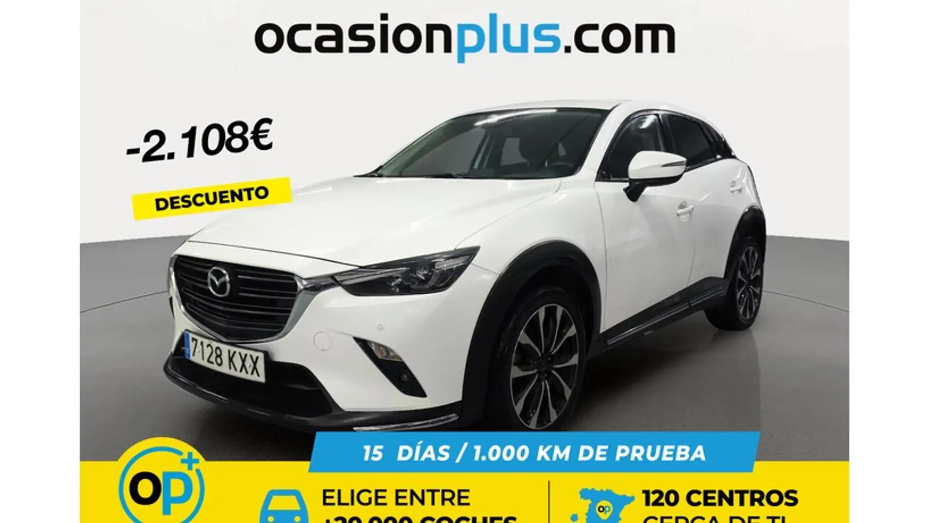 Mazda CX-3 2.0 Skyactiv-G Zenith 2WD Aut. 89kW Blanco - 1