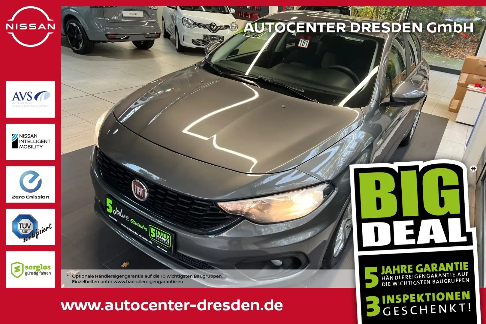 Fiat Tipo Hatchback 1.4 16V Pop AHK+Navi+SHZ+PDC - 1