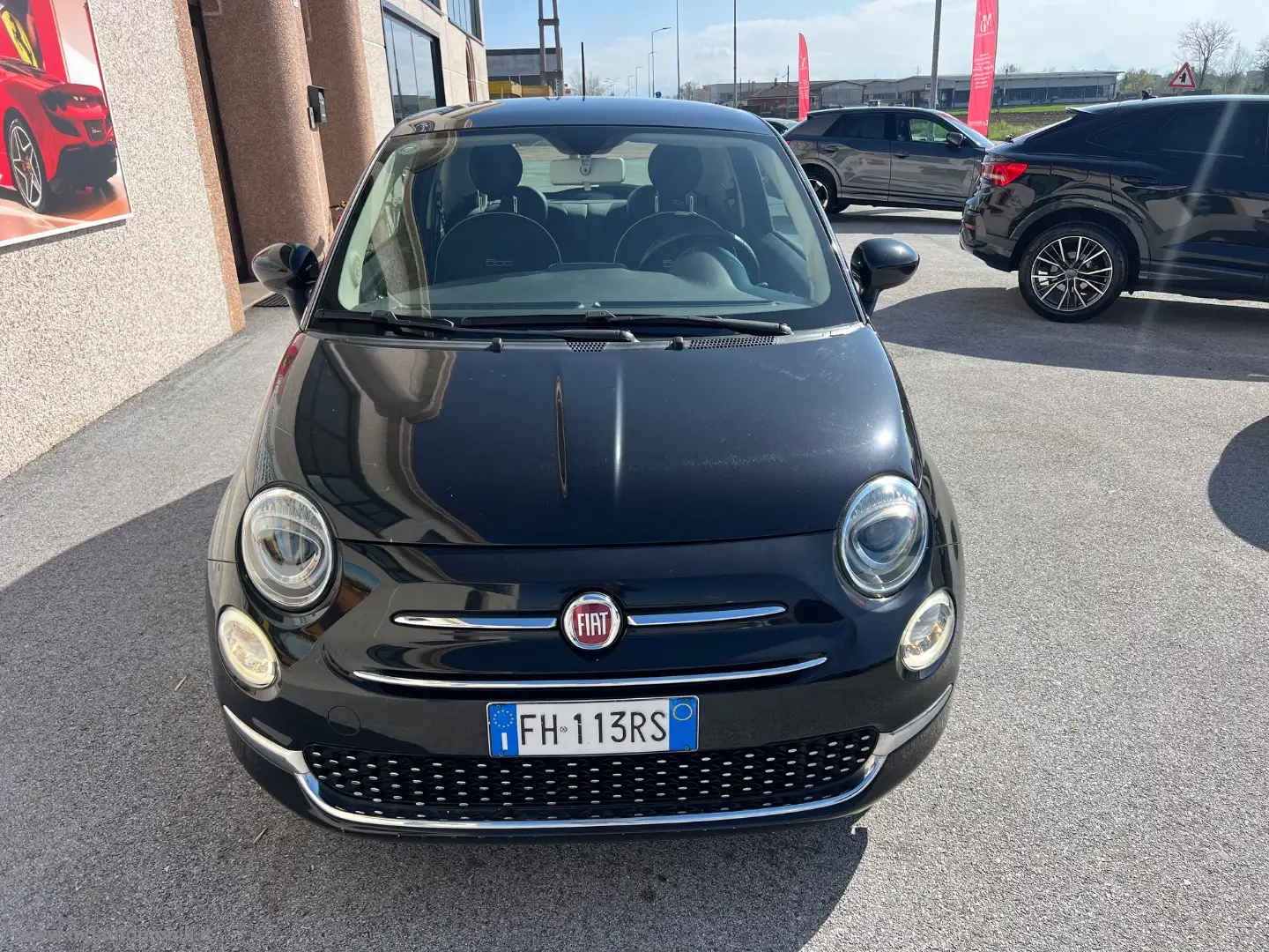 Fiat 500 1.2 Lounge NUOVO MODELLO TETTO Nero - 2