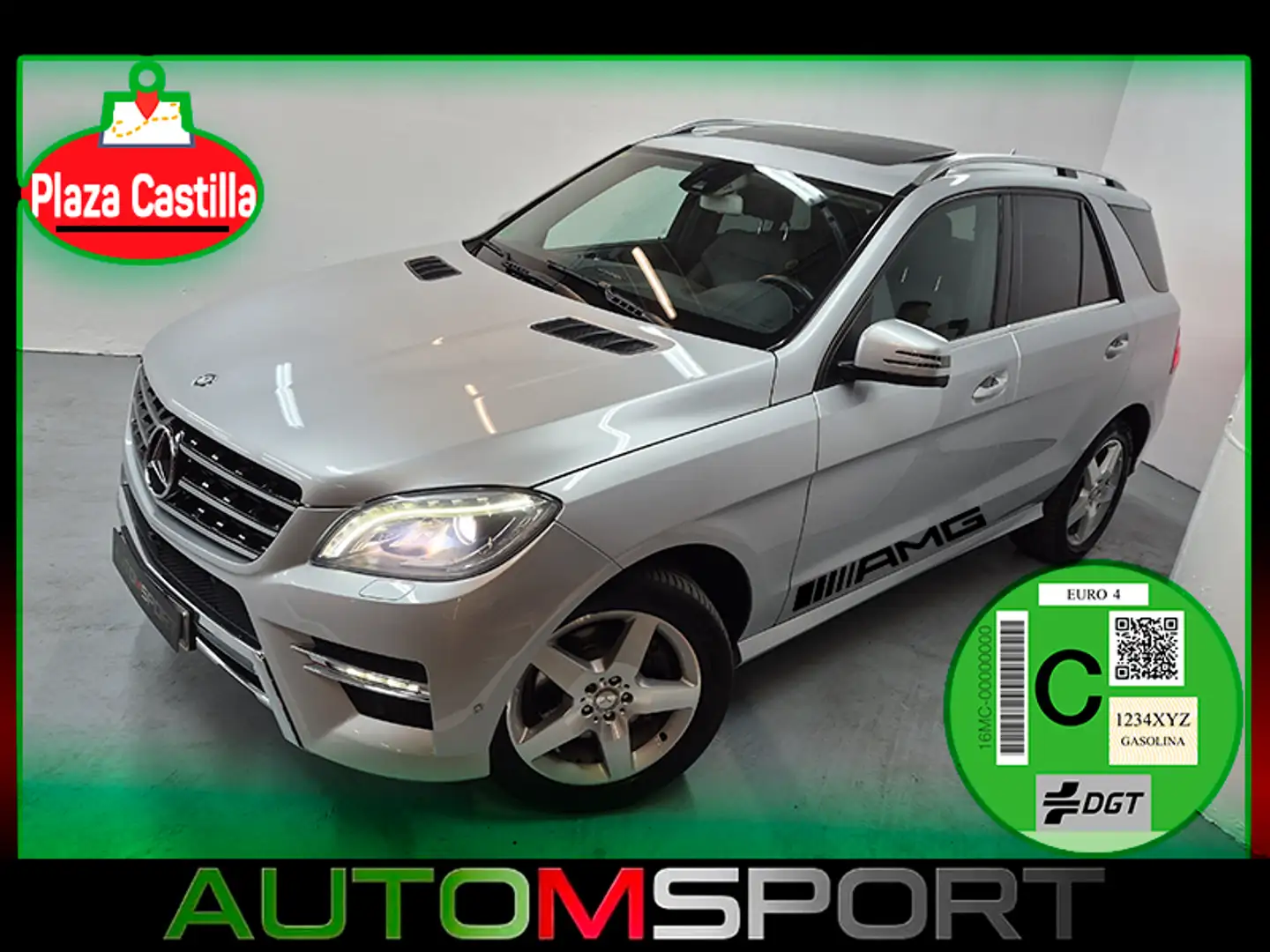 Mercedes-Benz ML 350 350BlueTec 4M 7G Plus Plateado - 1