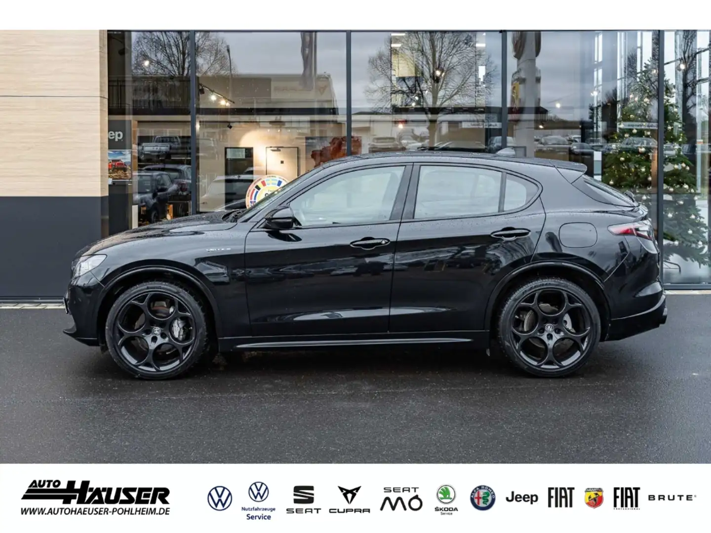 Alfa Romeo Stelvio Veloce 2.2 Diesel AT8 Q4 21''ALU MATRIX-LED LEDER Schwarz - 2