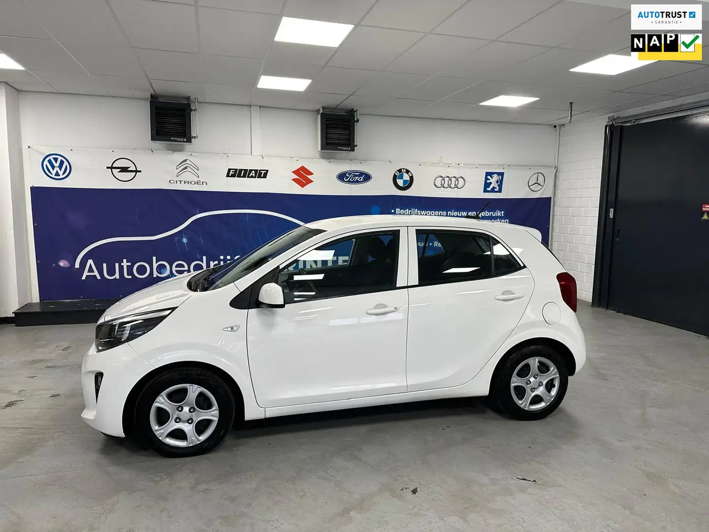 Kia Picanto 1.0 DPi ComfortLine 5p AIRCO/CRUIS/DAB Wit - 1