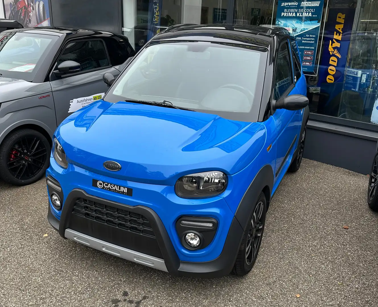 Microcar M.Go M.Go Einparkhilfe Kamera Blau - 1