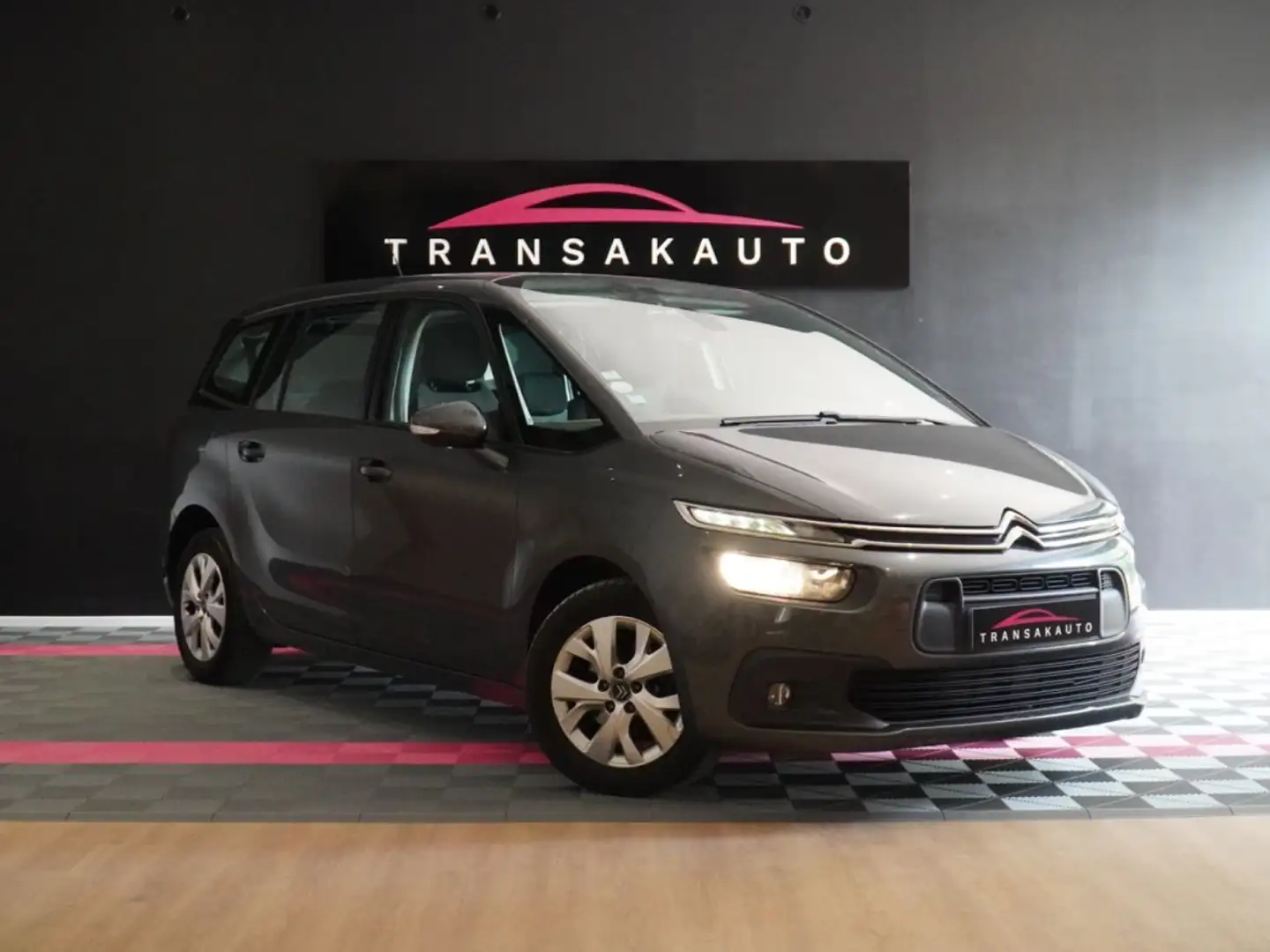 Citroen Grand C4 Picasso BlueHDi 120 Feel / COURROIE OK Gris - 1