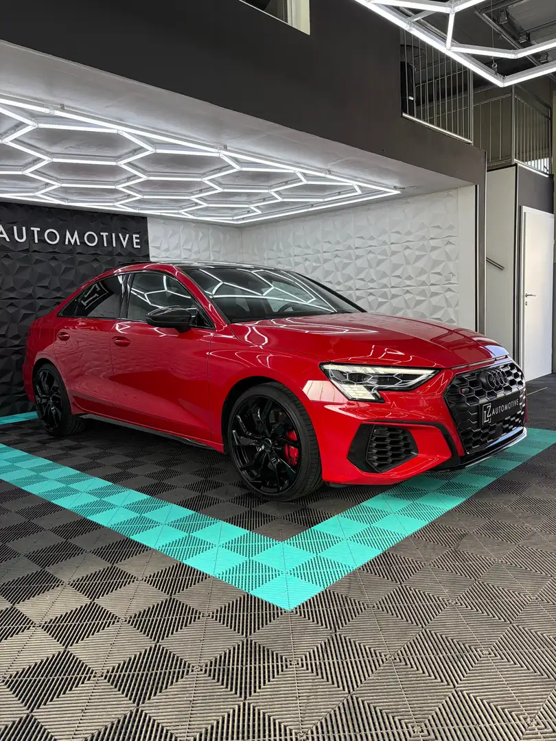 Audi S3 2.0TFSI quattro Limousine ANGEBOT*CARBON,PANO,B&O* Rot - 2