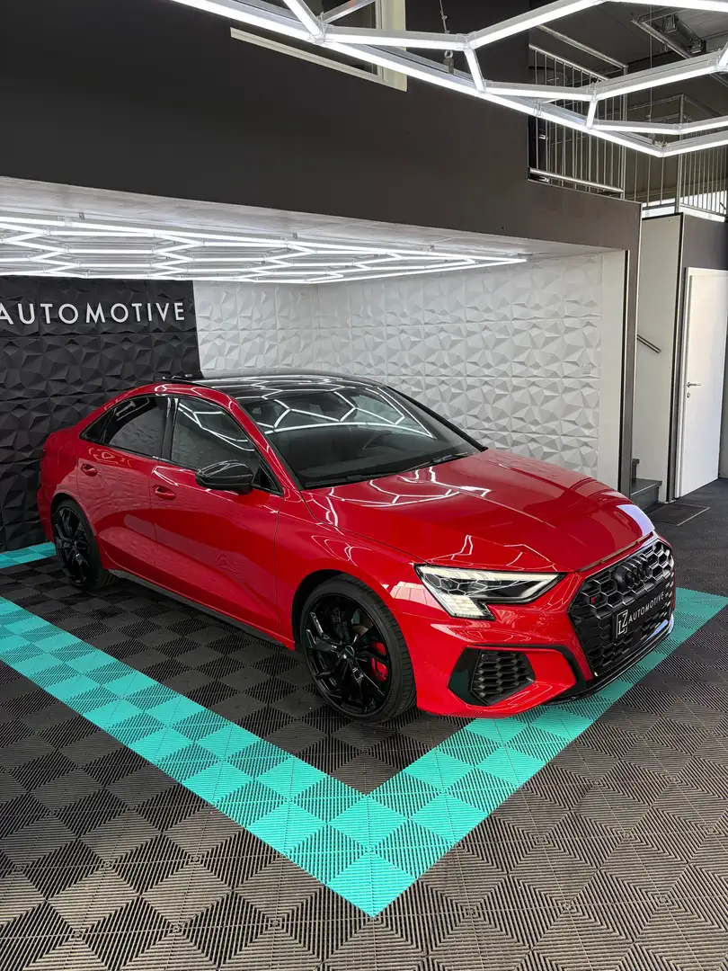 Audi S3 2.0TFSI quattro Limousine ANGEBOT*CARBON,PANO,B&O* Rot - 1
