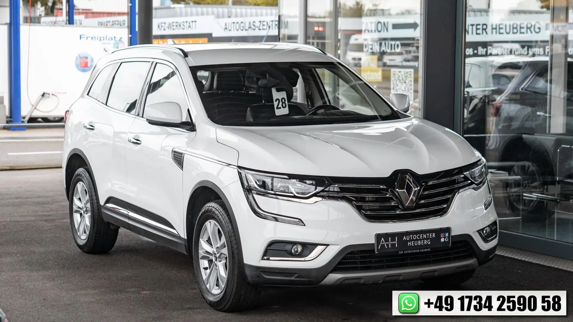 Renault Koleos *TÜV NEU*1.HAND*ALLRAD*AHK*SPUR*NAVI*PDC* Weiß - 1